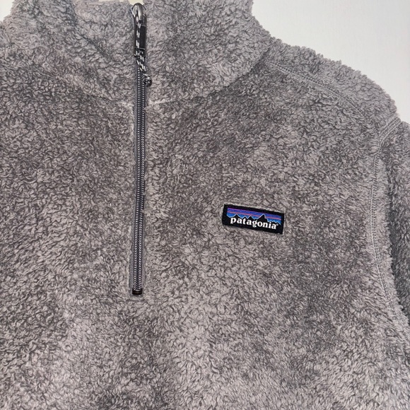 Patagonia Women's Los Gatos 1/4-Zip Fleece in Salt Grey - Picture 2 of 8
